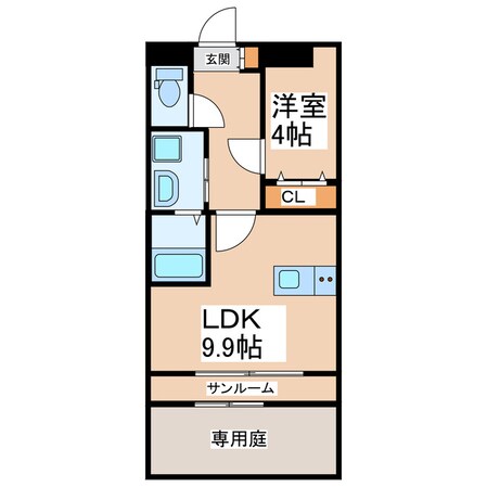 下南部1丁目新築アパートの物件間取画像